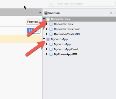 visual studio for mac open two solutions